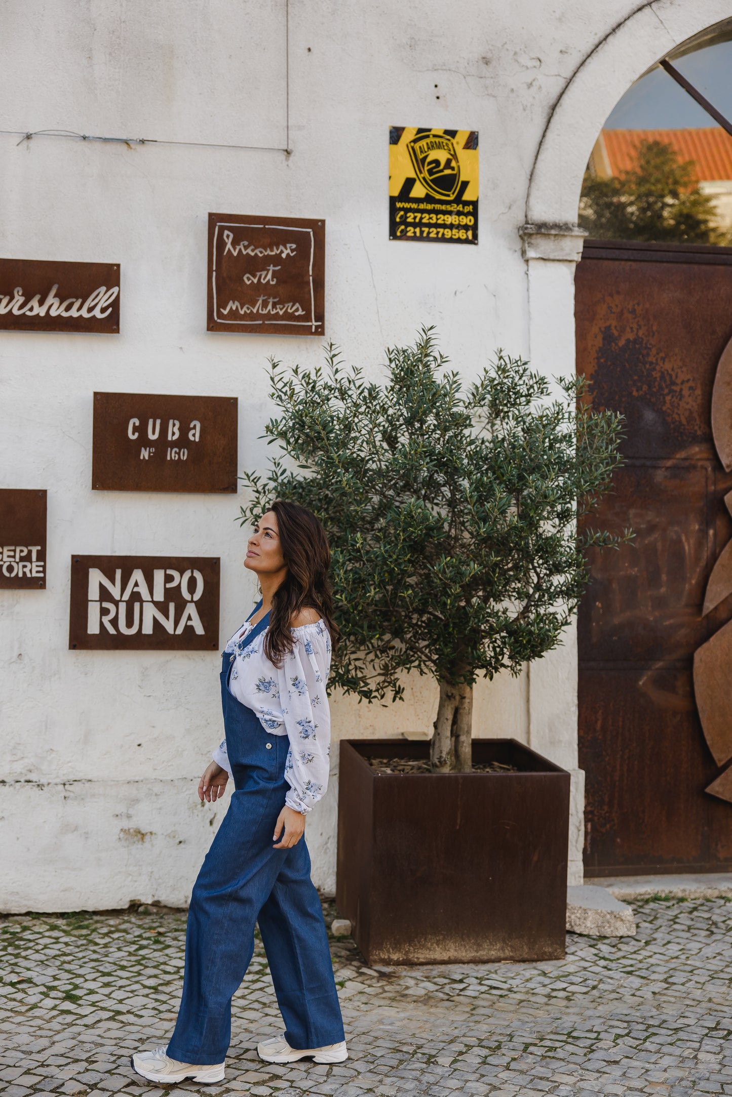 Calças Jardineiras Ganga AZUL