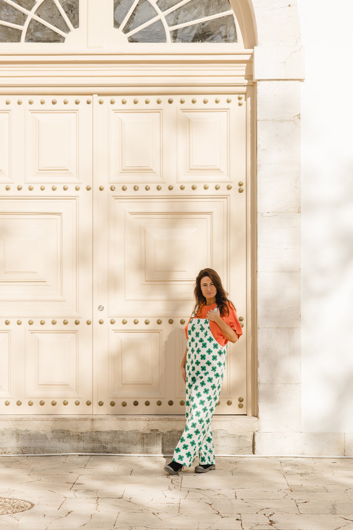 Calças Jardineiras FLORES