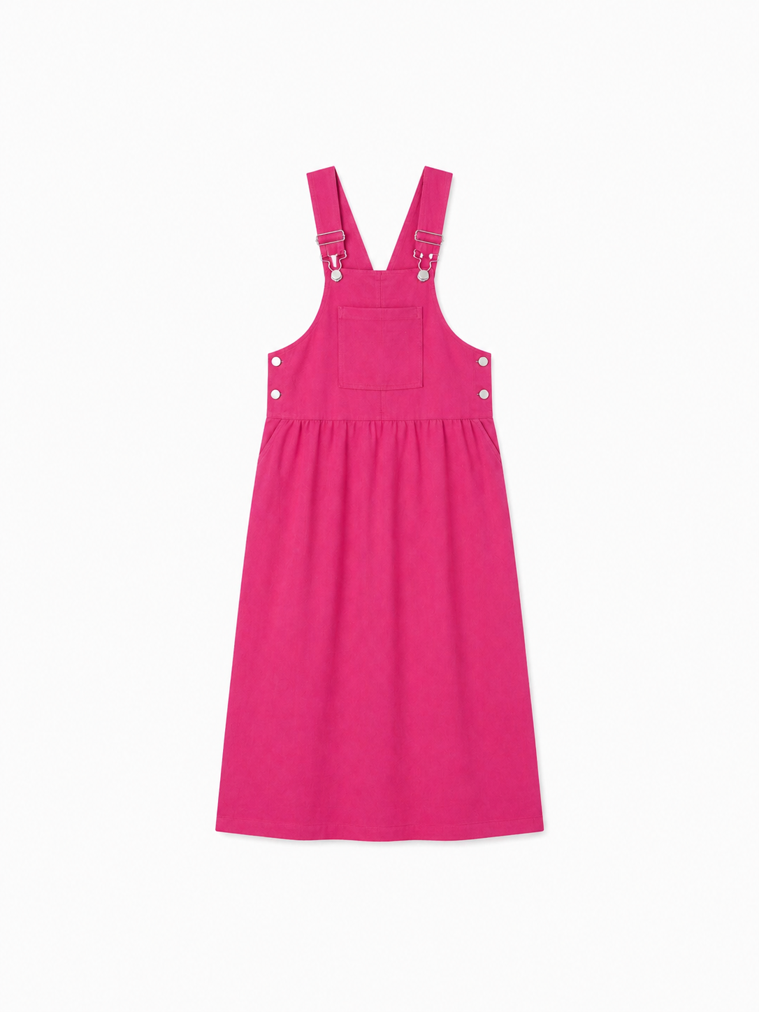 Saia Jardineira LINHO Rosa