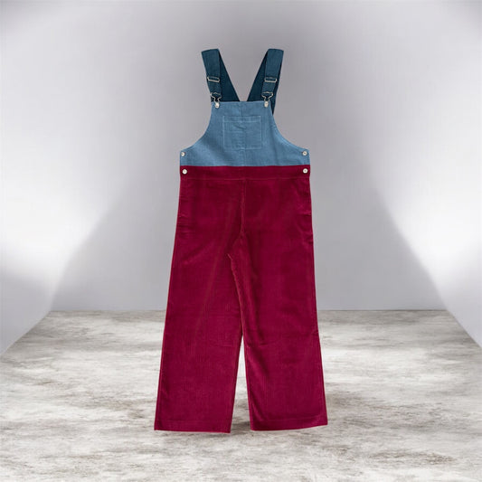 Calças Jardineiras Bombazine TRICOLOR