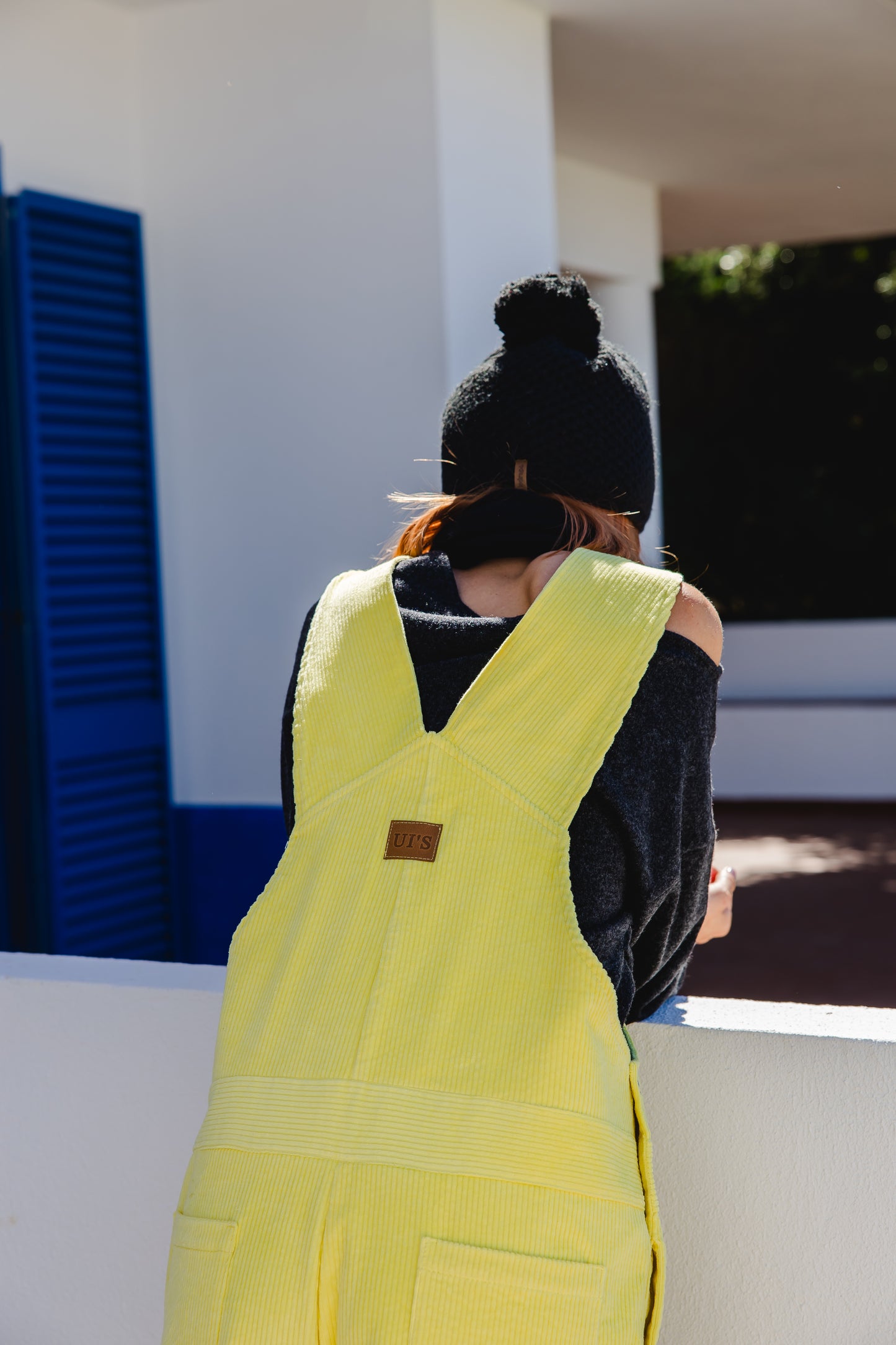 Calças Jardineiras Bombazine AMARELO