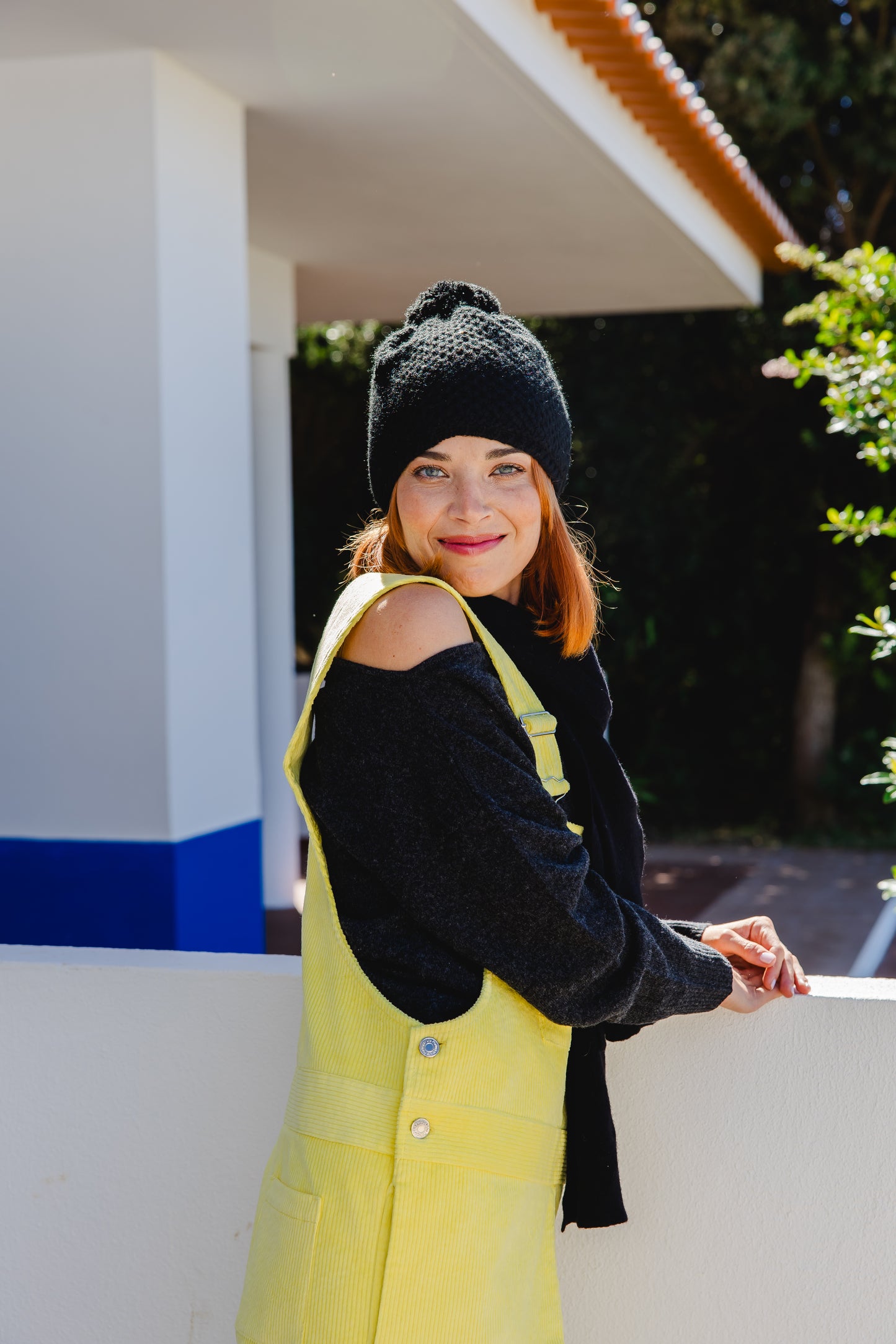 Calças Jardineiras Bombazine AMARELO